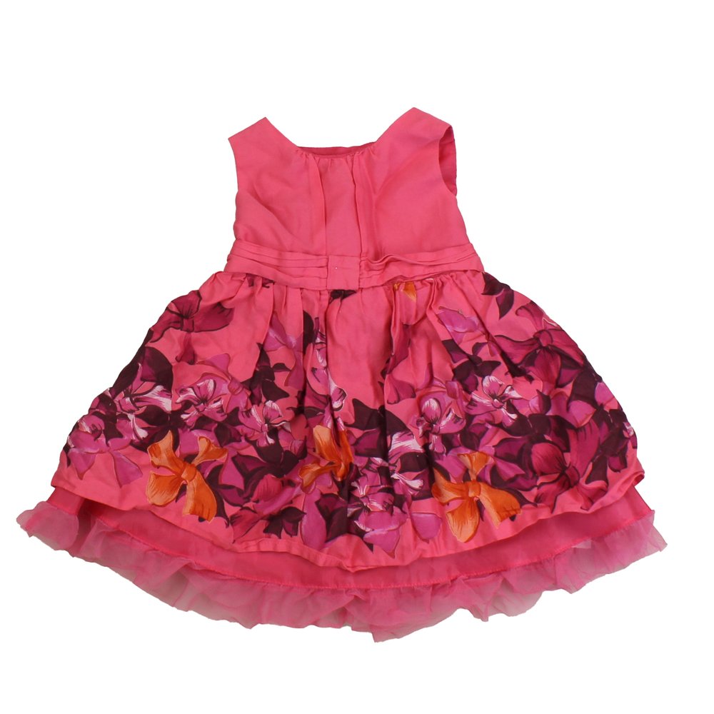Baker by Ted Baker Girls Pink | Floral Baker Dress size: 12-18 Month